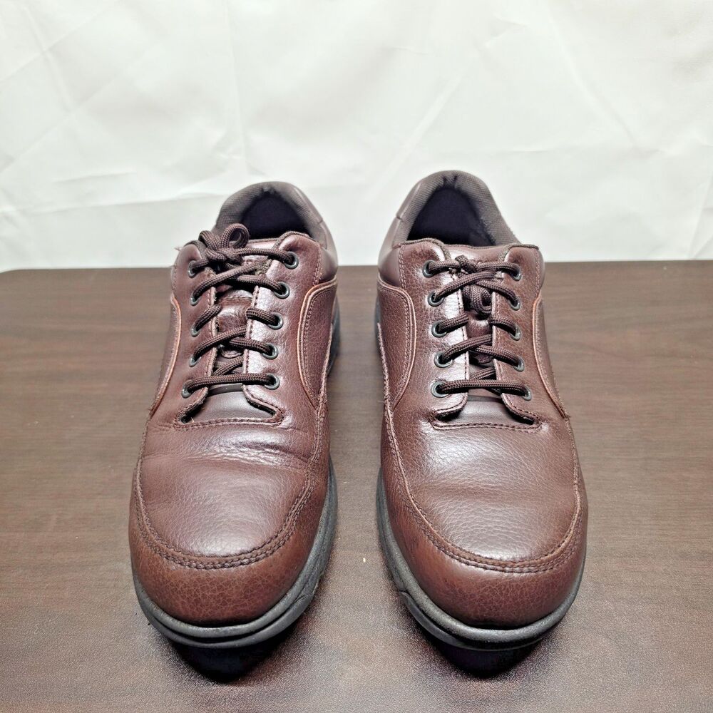 Rockport Eureka Men's Size 10.5 Wide Brown Oxford Walking Shoes Lace Up K71201